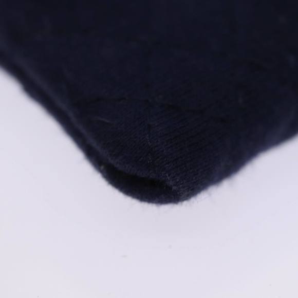 CHANEL Chain Pouch Canvas Navy CC Auth 74394 - Picture 14 of 16